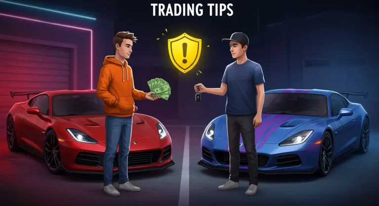 Trading tips in car parking multiplayer