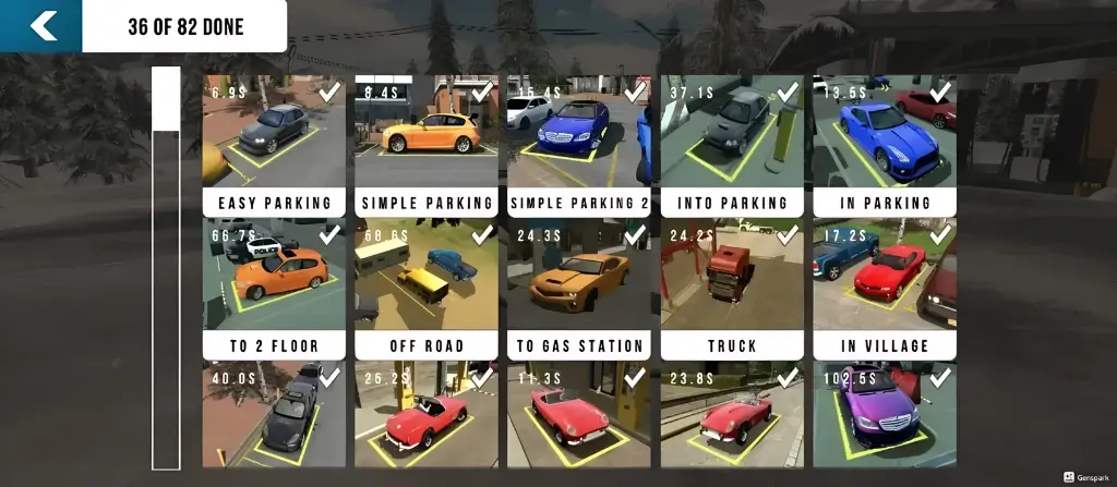 car parking multiplayer level mode